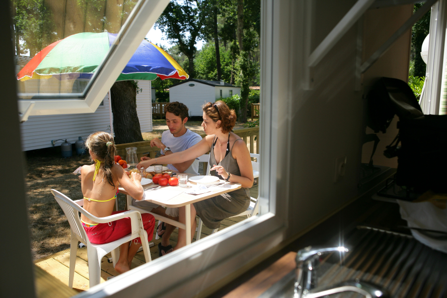 famille dans le Pays camping basque 